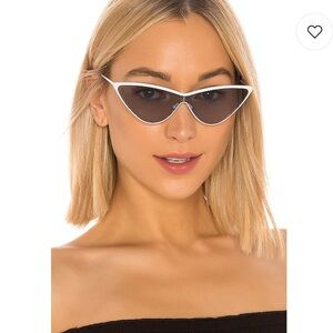 My My My Zyon in White & Black Sunglasses